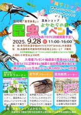 「第3回よかむらの森　昆虫イベント」の開催について